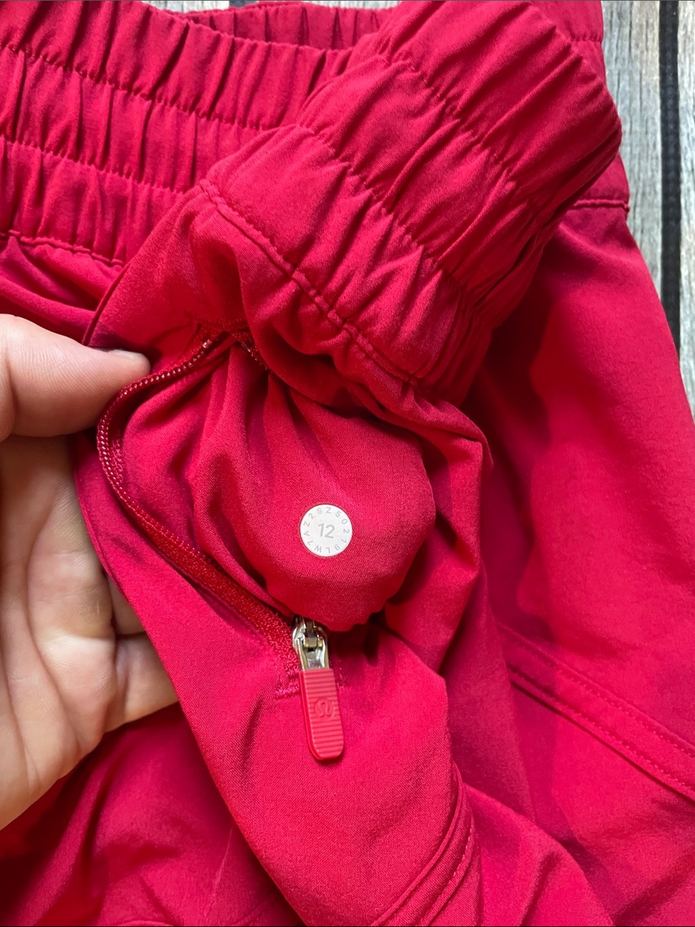 lululemon athletica Red Track That Mid Rise Short - Picture 2 of 3